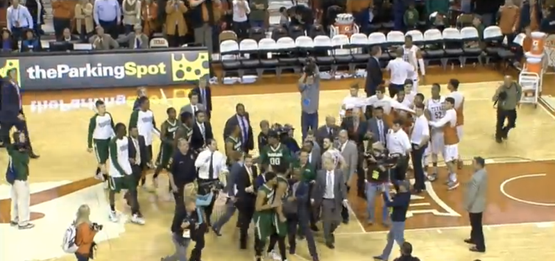 Illustration for article titled Seven Players Ejected As Texas Knocks Off BaylorÂ